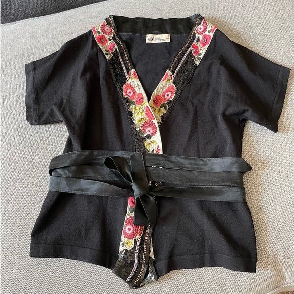 Blumarine Cardigan. Unique piece from Blumarine boutique in Italy. Hand made. - Picture 8 of 11